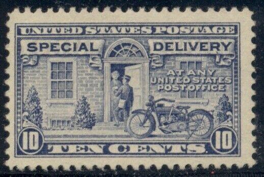 US #E12 10¢ gray violet, og, NH, VF+, Scott $95.00