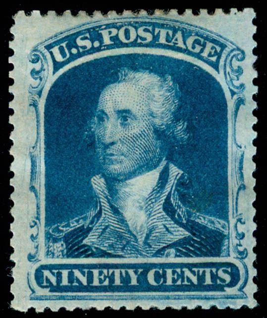 MOMEN: US STAMPS #39 MINT OGh PSE CERT