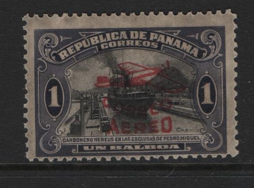 PANAMA  C6  MNH THIN   RED OVERPRINT 1930