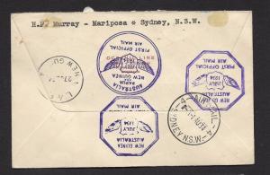 AUSTRALIA - NEW GUINEA  1934   1st  FLIGHT COVER