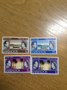 Barbados  # 416-19  MNH
