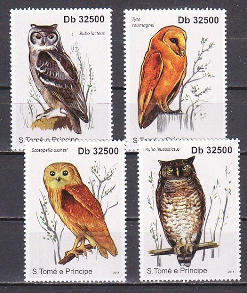 St. Thomas. 2011 issue. Owls issue. ^