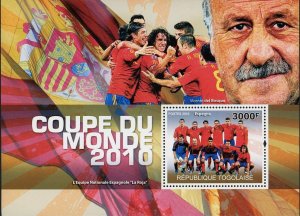 Soccer Stamp World Cup Spain National Team La Roja Sport Souvenir Sheet Mint NH 