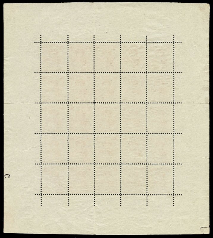 BL10 Luxembourg Scott #146a Duchess Charlotte Sheet of 25 Unused no gum CV=$325