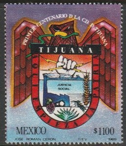 MEXICO 1620, CENTENARY OF THE CITY OF TIJUANA. MINT, NH. VF.