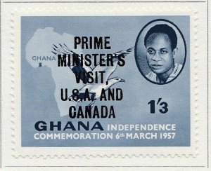 1958 GHANA 1s3d MH* Stamp A4P41F40136-