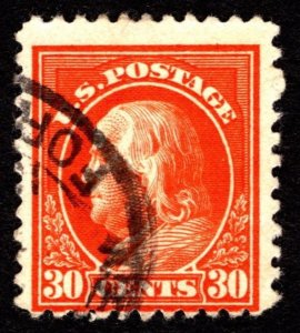 1917, US 30c, Franklin, Used, Sc 516