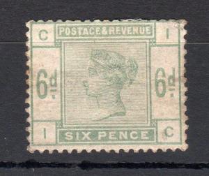 6d DULL GREEN SG 194 MOUNTED MINT