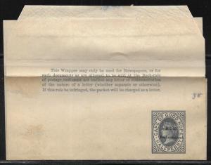 Bechuanaland Postal Stationery Wrapper H&G #1 Mint