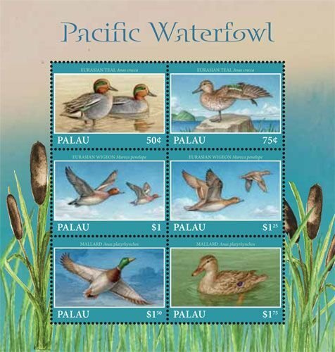 2018/12- PALAU - WATERFOWL  II     6V complet set    MNH ** T