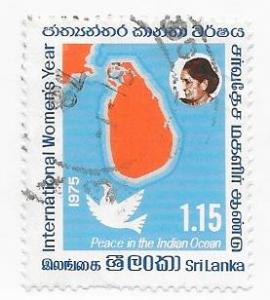 SRI Lanka #494   (U)  CV $1.90