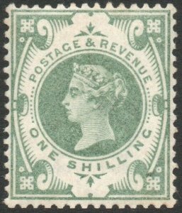 1887-1900 1/- Dull Green Sg 211 UNMOUNTED MINT V88836