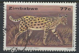 Zimbabwe SG 825  SC# 657  Used Big Cats  see detail and scan