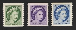 Canada 345-7 Set VF MNH