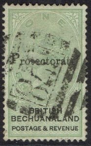 BECHUANALAND PROTECTORATE 1888 QV 1/- USED