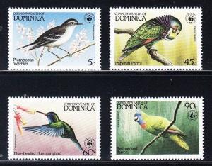 Dominica Scott 827-830 Mint NH (Catalog Value $33.85)