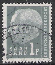 Saar #289 Theodor Heuss Used
