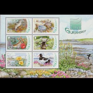 GUERNSEY 2006 - Scott# 917a S/S Wetland Fauna NH