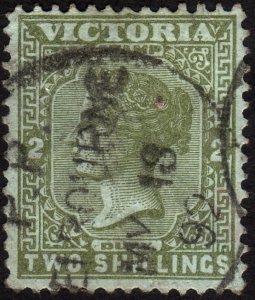 1886, Victoria 2Sh, Used, Sc 154