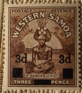 Samoa 185 MNH Full Set  Native Topical Cat $0.85