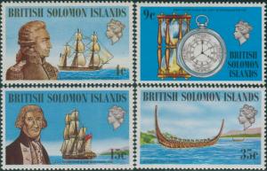 Solomon Islands 1973 SG236-239 Ships and Navigators set MNH