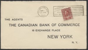 1913 Hamilton Ont Ontario Christian Endeavour Slogan On Bank Cover