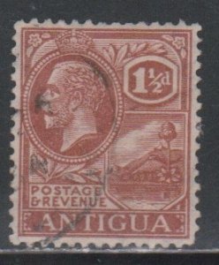 Antigua # 47, King George V, St. John's Harbor, Used, 1/3 Cat.