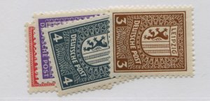 GERMANY DDR 14N15-20  MICH 150X-55X  MNH  WTMK DOWN TINY BEND ON ONE 380 EURO