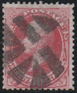 MALACK 166 F-VF, cork cancel, nice color! c3690