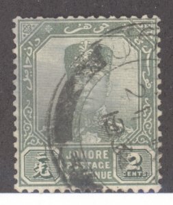 Malay States- Johore, Scott #102, Used