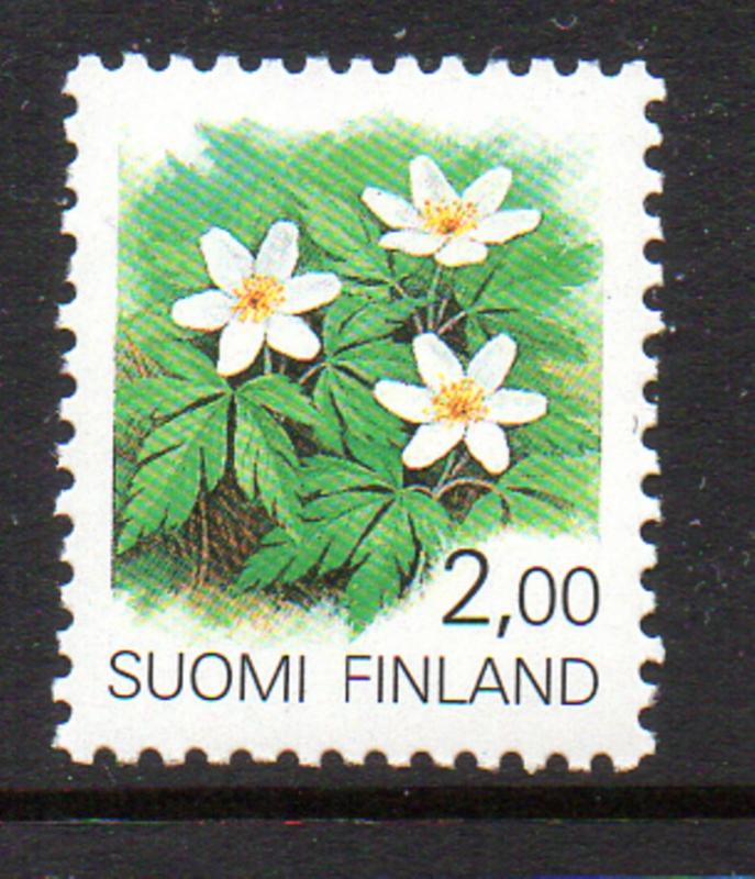 Finland Sc 829 1990 2.0 Wood Anemone stamp mint NH