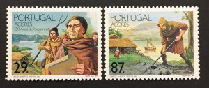 Portugal-Azores 1989 #383-4, MNH, CV $2.45