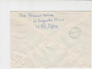 Poland 1979 Registered Bytom Cancels Multi Some Plane Stamps Cover Ref 25612