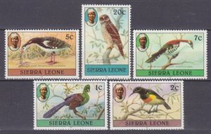 1981-3 Sierra Leone 590II,591-92IV,594III,597IV Birds 16,00 €