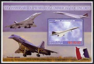 MADAGASCAR - 2006 - Concorde, 30th Anniv #1 - Perf Min Sheet - MNH-Private Issue