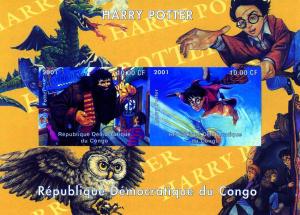 Congo 2001 HARRY POTTER  s/s Imperforated Mint (NH)