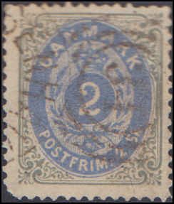 Denmark #16, Incomplete Set, 1871, Used