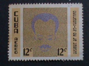 ​CUBA 1961-AIRMAILSC# C220 VERY OLD- JOSE MARTI &DECLARATION OF HAVANA- MH-VF