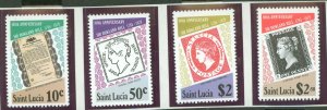 St. Lucia #478-81  Single (Complete Set)