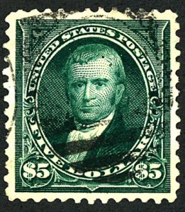 U.S. #278 USED VERY SLIGHT THIN ON CHIN