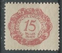 Liechtenstein =  Scott # J3 - MNH
