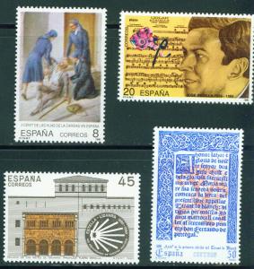 SPAIN Scott 2627-30 MNH** 1990 June 19th issues