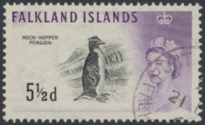 Falklands   SG 199  SC# 134  Used   Birds  see details & scans