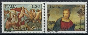Italy 1009-10 MNH 1970 Paintings