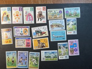 FIJI # 337-356-MINT/NEVER HINGED----6 COMPLETE SETS----1973-74