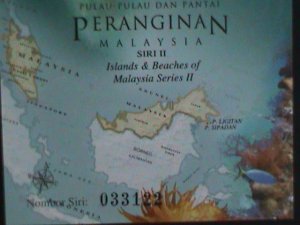 ​MALAYSIA-2003-SC#934 - BEACHES & ISLANDS -MNH -S/S-VF WE SHIP TO WORLDWIDE