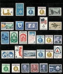 PCBstamps 1961 Commemoratives Year Set, (1174-78,1183-90)(13) MNH, (4)