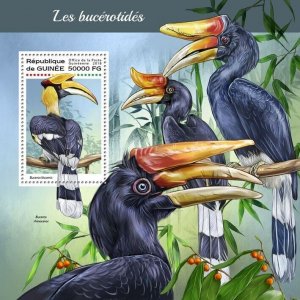 [950 35]- YEAR 2018 - GUINEA - HORNBILLS        1V   complet set  MNH/**