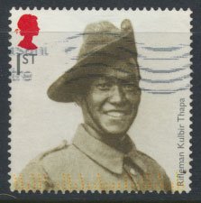 Great Britain SG 3713 Sc# 3399  Used World War I  Rifleman Thapa