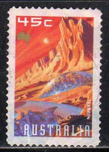 Australia 1916 - Used - 45c Terrain / Colonies (2000) (cv $0.60) (2)